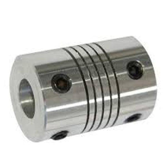 Flexible Parallel Aluminium Jaw Shaft CNC Coupling D19-L25-4x5MM
