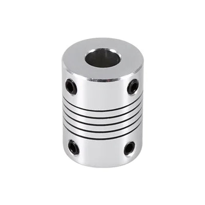 Flexible Parallel Aluminium Jaw Shaft CNC Coupling D19-L25-4X8MM