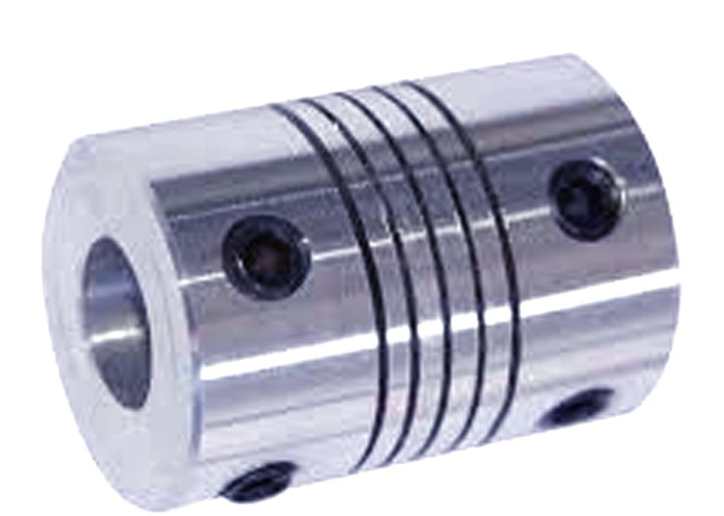 Flexible Parallel Aluminium Jaw Shaft CNC Coupling D19-L25-8x8MM