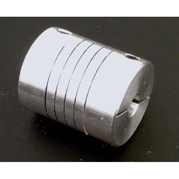 Flexible Parallel CNC Coupling D18-L25-6.35x1/4" to 8mm