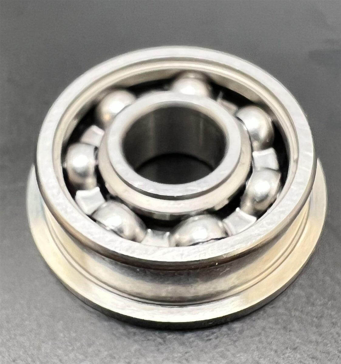 FR155 Open Flanged Miniature Bearing 5/32" x 5/16" x 5/64"