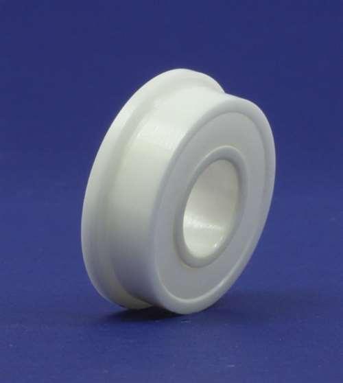FR156-2RS Full Ceramic Flanged Bearing 3/16x5/16x1/8 inch ZrO2