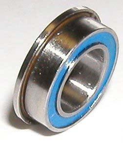 FR3-2RS Flanged Bearing Sealed 3/16x1/2x0.197 inch Bearing