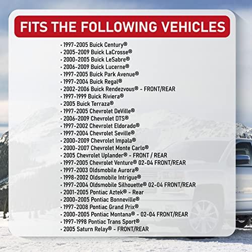 Front Wheel Hub Bearing Assembly - Set of 2 - Compatible - Chevy, Buick, Cadillac, Oldsmobile, Pontiac - Impala, Monte Carlo, Century, Grand Prix, Replaces 513121, 12429203, 88964168 - ABS