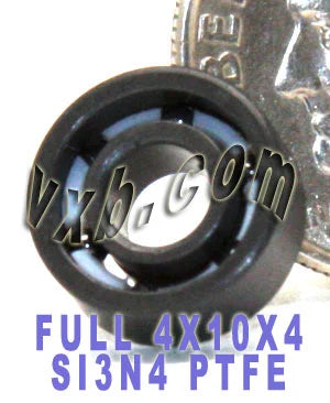 4x10mm Full Ceramic Ball Bearing Si3N4 4x10x4mm