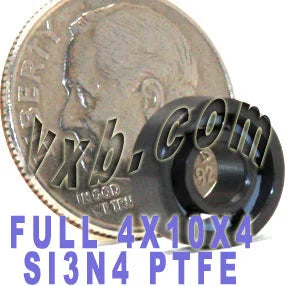 4x10mm Full Ceramic Ball Bearing Si3N4 4x10x4mm