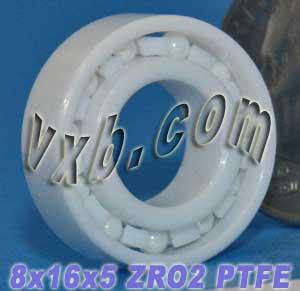 Full Ceramic Bearing 8x16x5 Miniature