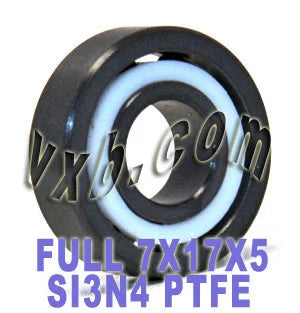 Full Ceramic Bearing Silicon Nitride 7x17x5 Miniature