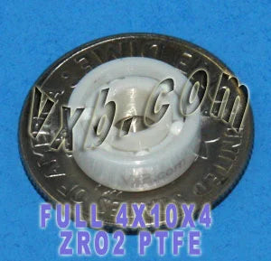 4x10mm Full Ceramic Bearing ZrO2 4x10x4mm