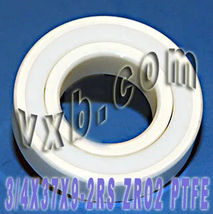 Full Ceramic Sealed Bearing 3/4x37x9 ZrO2