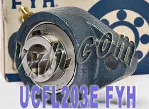 FYH Bearing 17mm UCFL203E Flanged Mounted Bearing