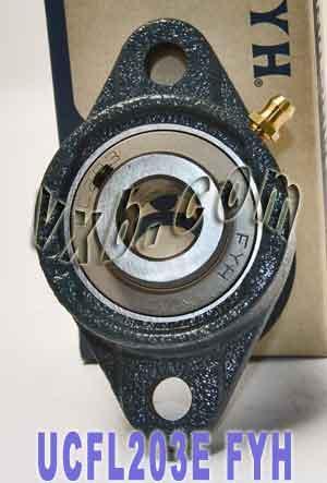 FYH Bearing 17mm UCFL203E Flanged Mounted Bearing