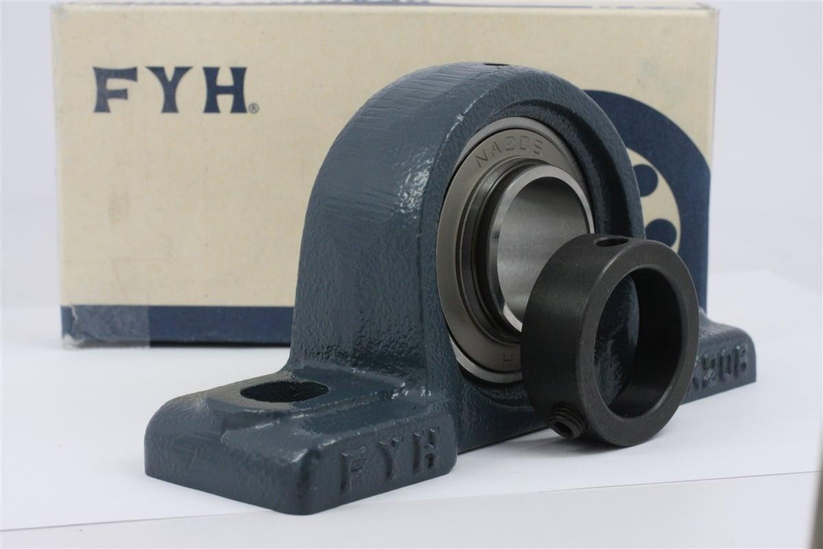 FYH Bearing NAPK207-20 1-1/4" Pillow Block - Eccentric Locking Collar