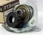 FYH Bearing SAPFL203 17mm Stamped oval 2-Bolt Flanged Mounted Bearing
