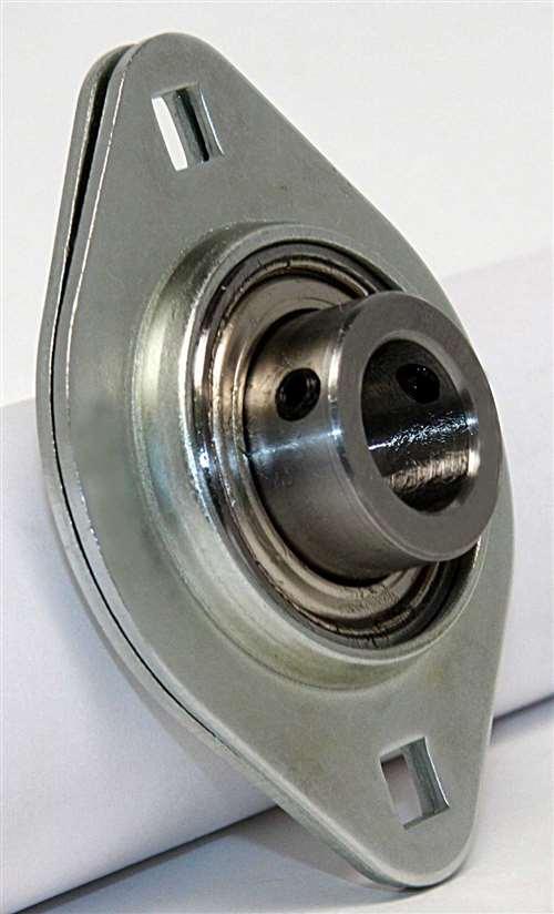 FYH Bearing SBPFL206 30mm Stamped steel oval two bolt Flanged Mounted