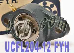 FYH Bearing UCFL204-12E 3/4 Flanged Mounted Bearing