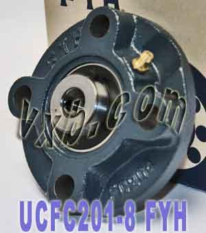 FYH UCFC-201-8 1/2 Round Flanged Bearing Mounted Bearing