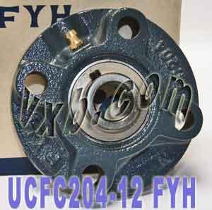 FYH UCFC-204-12 3/4 Round Flanged Bearing Mounted Bearing
