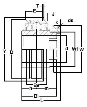 GER212-37-ZMKFF Insert GRIP-IT 360 Degree 2 5/16 Inch Bearing