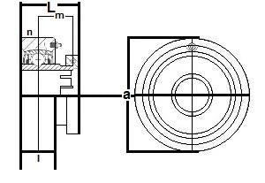 GRC206-19 Bearing Cylindrical Cartridge 1 3/16 Inch