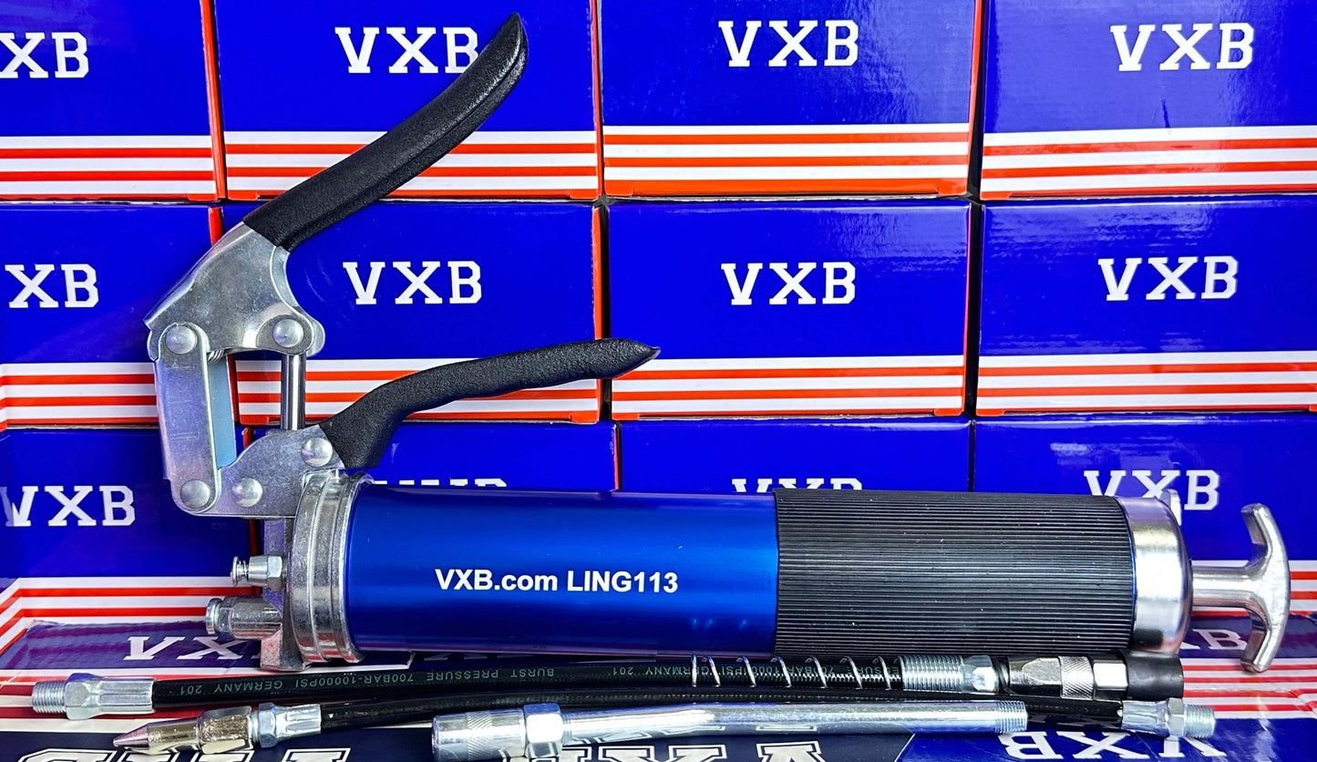 GREASE GUN LING 113 Blue Heavy Duty Grease Gun Pump Pistol Manual Grip Grease Gun Set