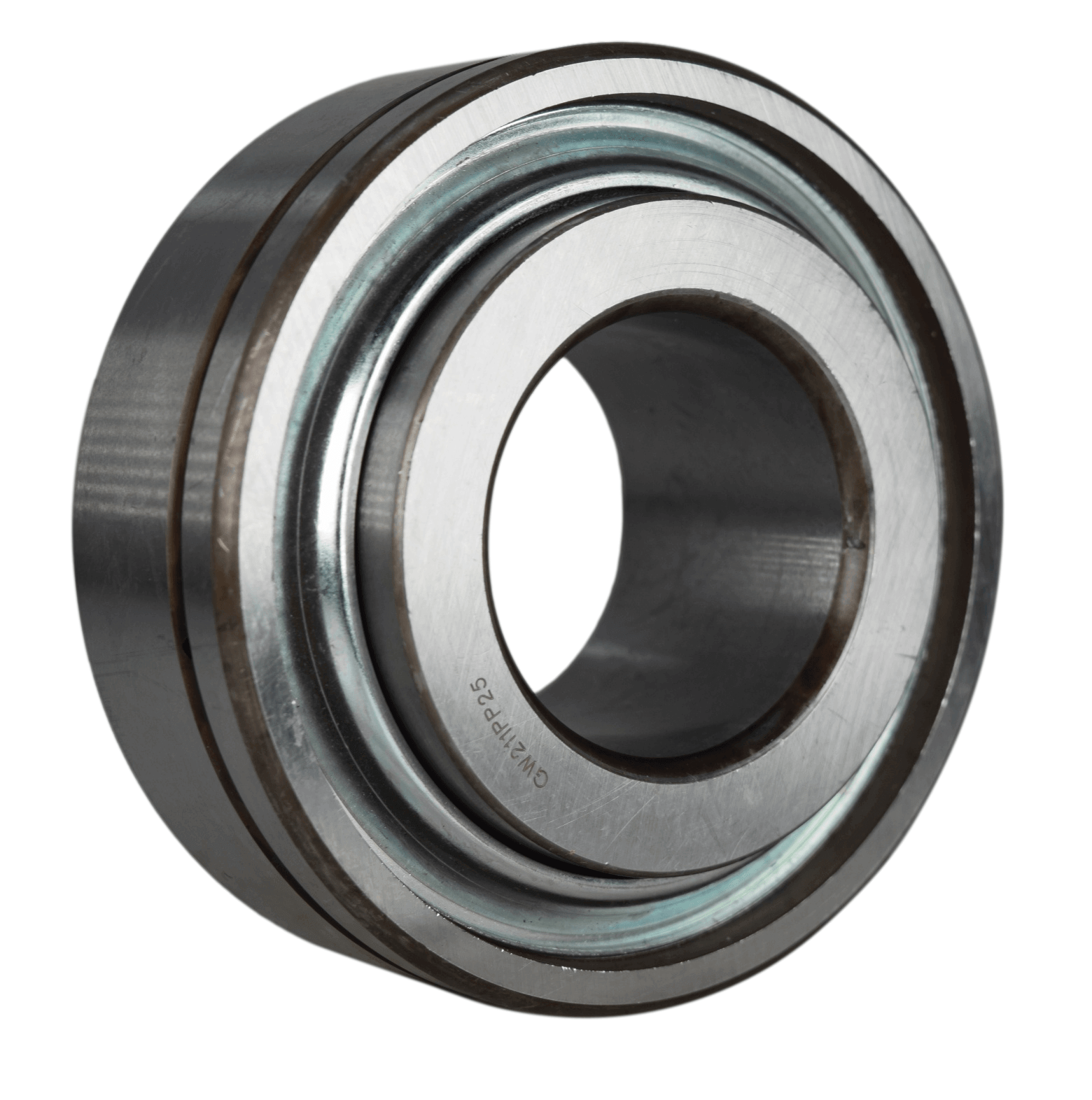 GW211PP25 Agricultural Bearing, Round Bore 1.78" x 100mm OD