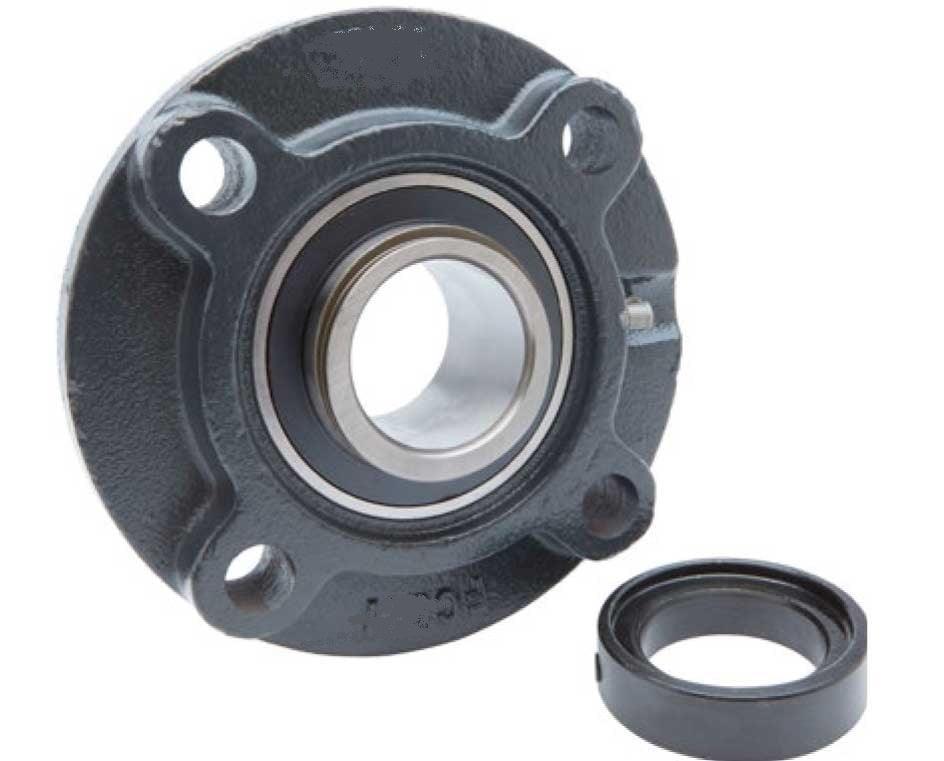 HCFC211-35 Flange Cartridge Bearing Unit 2 3/16" Bore Mounted Bearing - Eccentric Collar lock