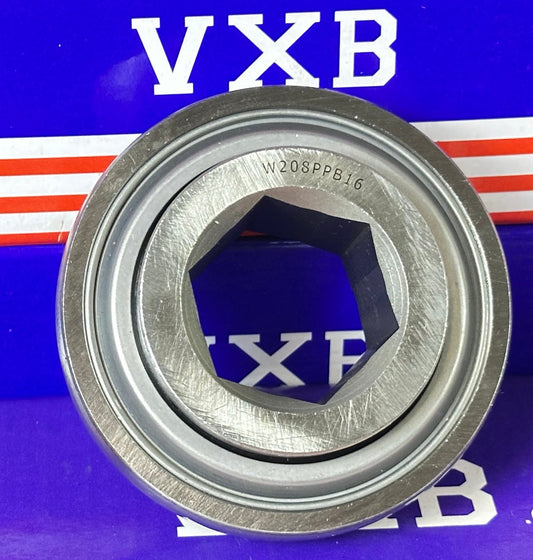 W208PPB16 Heavy Duty Disc Harrow Bearing - 1-1/4" Hex Bore