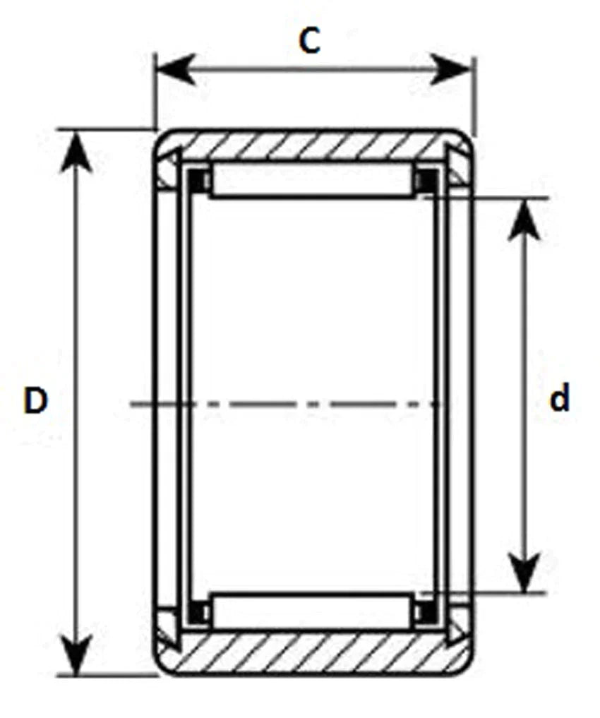 HK1309 Bearing 13x19x9mm Miniature Needle Roller 13mm x 19mm x 9mm