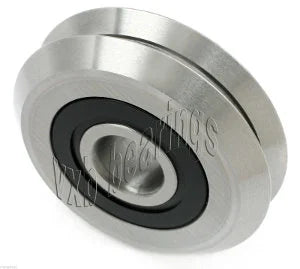 Hybrid Ceramic RM2-2RS 3/8" Si3N4 V-Groove Guide Bearing