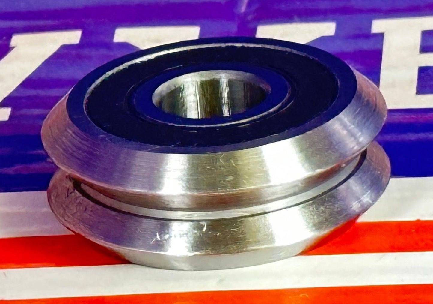 Hybrid Ceramic RM2-2RS 3/8" Si3N4 V-Groove Guide Bearing