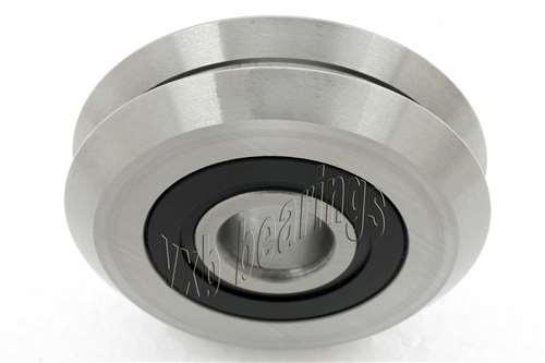 Hybrid Ceramic RM2-2RS 3/8 V-Groove Guide ZrO2 Bearing