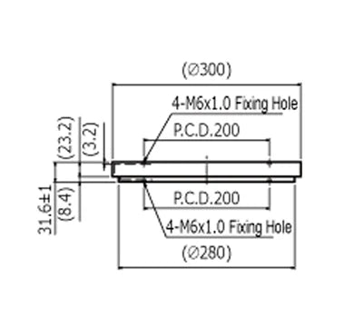 IRT-300 IGUCHI Manual turn tables - quite & smooth rotation made in Japan