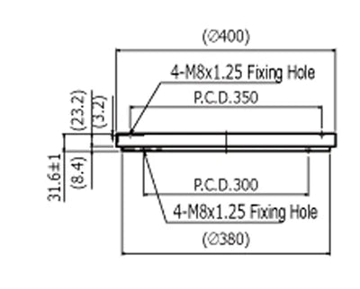 IRT-400 IGUCHI Manual turn tables - quite & smooth rotation made in Japan