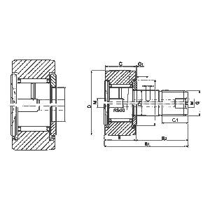 KR10 10mm Cam Follower Needle Roller Bearing