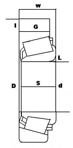 LM11949/LM11910 Tapered Bearing 3/4" ID - 1 25/32" OD - 21/32" Width