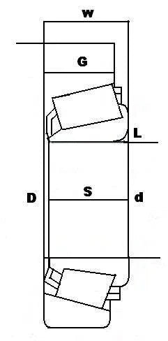 LM67048/LM67010 Tapered Weeel Bearing SET-6