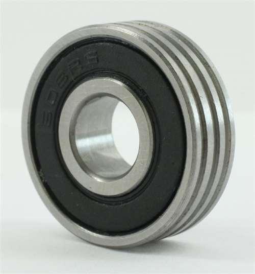 Lot 100 608-2RS Bearing With Groove Sealed 8x22x7mm