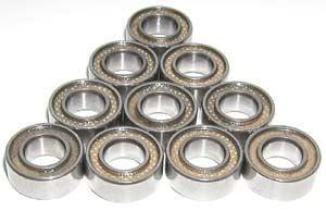 10-Pack 5x11mm Bearings 5x11x4mm Ball Bearings PTFE Sealed