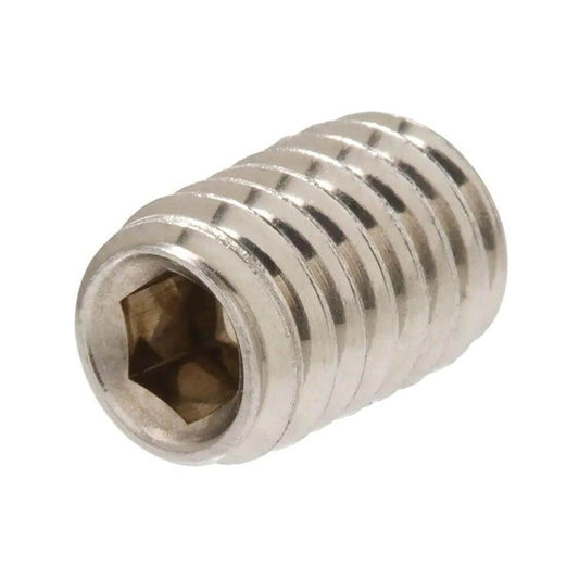 M3 6mm Long Stainless Steel Hex Headless Set Screw Precision Threaded