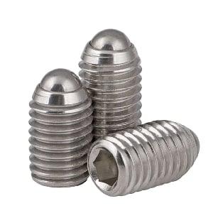 M5 8mm Length - Stainless Steel Ball Plunger / Hex Head