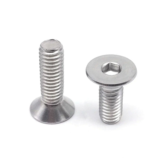 M6 25mm Long Low Profile Stainless Steel Hexagon Screw