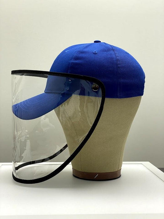 Navy Blue Cap - Anti -Fog Anti-Spittle Full Face Protection