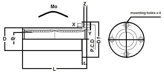 NB SMF20W 20mm Slide Bush Miniature Linear Motion Bushings Bearing