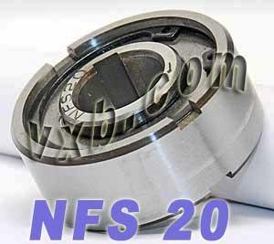 NFS20 One-Way 20x52x21 Bearing Support Required Backstop Clutch