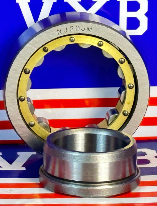 NJ205M Cylindrical Roller Bearing 25x52x15 Cylindrical Bearing