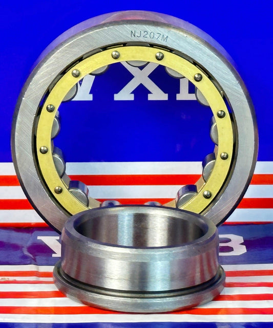 NJ207M Cylindrical Roller Bearing 35x72x17 Cylindrical Bearing