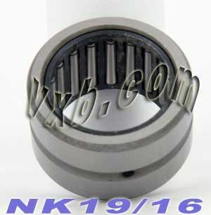 NK19/16 Needle Roller Bearing 19x27x16mm - Machined Type