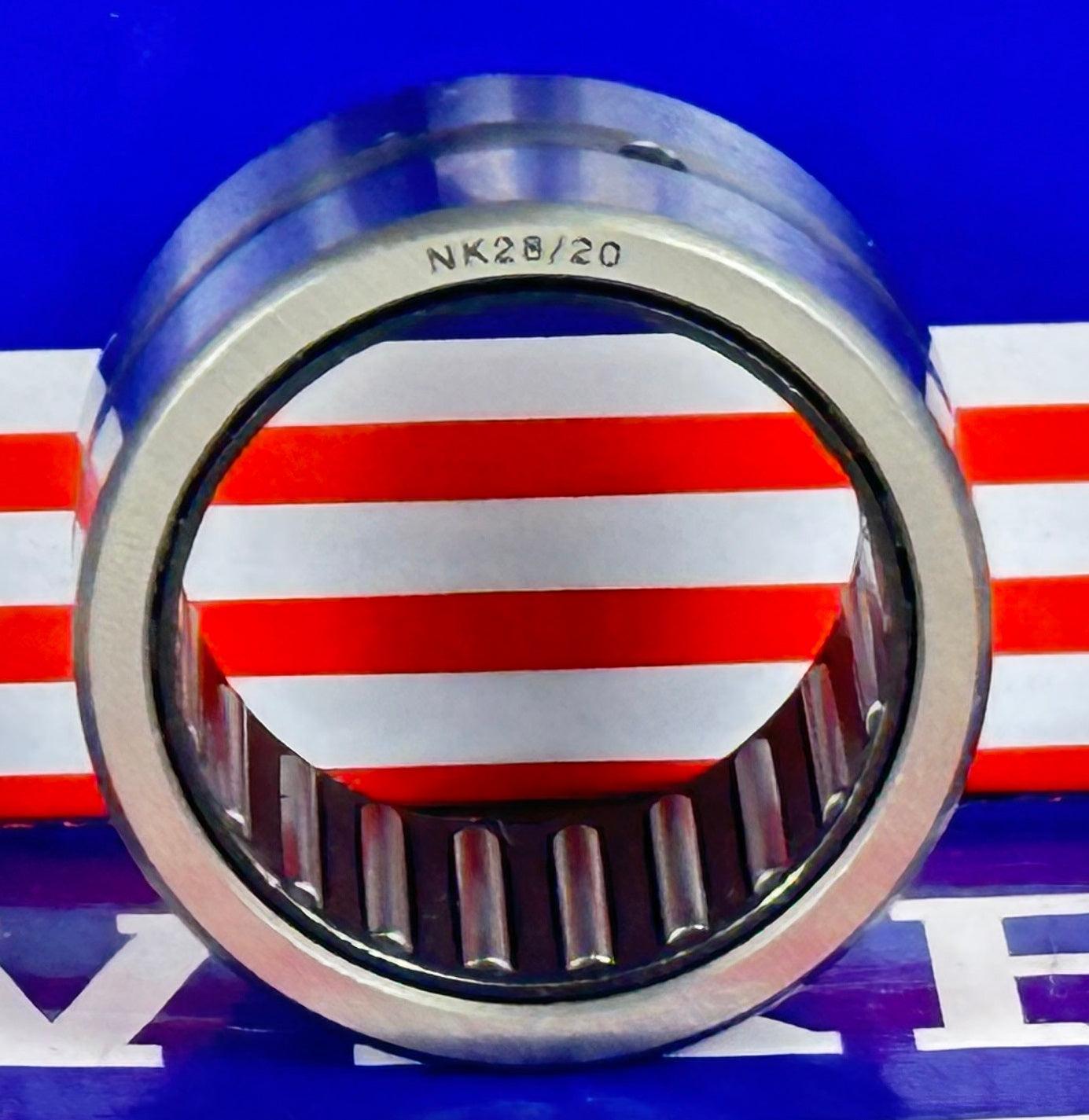 NK28/20 Needle Roller Bearing 28x37x20mm - Machined Type