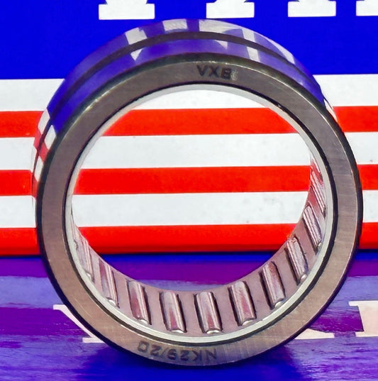 NK29/20 Needle Roller Bearing 29x38x20mm - Machined Type